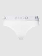 HUGO Slip mit Logo-Bund in Weiss, Größe S