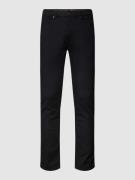 HUGO Regular Fit Jeans mit Logo-Details  Modell '734' in Black, Größe ...
