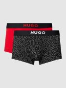 HUGO Trunks mit Label-Bund Modell 'BROTHER' im 2er-Pack in Rot, Größe ...