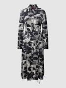 HUGO Kleid mit Umlegekragen Modell 'Kleoma' in Weiss, Größe 32