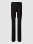 HUGO Stoffhose mit Bügelfalten Modell 'Haitama' in Black, Größe 36