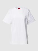 HUGO T-Shirt mit Label-Detail in Weiss, Größe XS