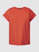 Soaked in Luxury T-Shirt mit Rundhalsausschnitt Modell 'Cam' in Rot, G...