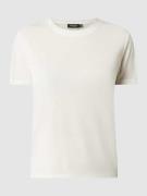 Soaked in Luxury T-Shirt aus Viskosemischung Modell 'Columbine' in Wei...