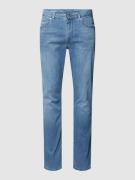 ALBERTO Regular Fit Jeans im 5-Pocket-Design Modell 'PIPE' in Rauchbla...