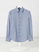 G.O.L. Slim Fit Hemd mit Vichy-Karo in Blau, Größe 128