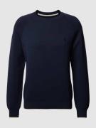 Armedangels Sweatshirt mit Logo-Stitching Modell 'JAAKOS' in Marine, G...