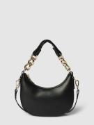 Seidenfelt Crossbody Bag mit Label-Detail Modell 'Eke' in Black, Größe...