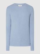 TOM TAILOR DENIM Pullover aus Baumwolle in Hellblau, Größe S