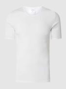 Schiesser T-Shirt mit Rundhalsausschnitt in Weiss, Größe S