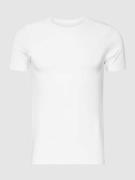 Schiesser T-Shirt mit Label-Detail in Weiss, Größe S