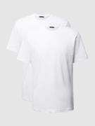 Schiesser T-Shirt aus Baumwolle im 2er-Pack in Weiss, Größe S