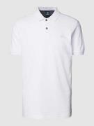 Lerros Poloshirt mit Label-Stitching in Weiss, Größe XL