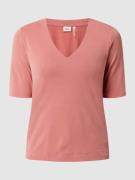 s.Oliver BLACK LABEL T-Shirt aus Modalmischung in Koralle, Größe 42