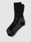 camano Socken mit Label-Print im 2er-Pack in Black, Größe 39-42