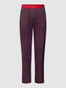 Mey Pyjama-Hose mit Allover-Muster Modell 'STAR' in Rot, Größe XL