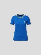 Etro T-Shirt in Strick-Optik in Blau, Größe M/L