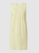 Cinque Kleid aus Leinen Modell 'Ciindia' in Pastellgelb, Größe 36