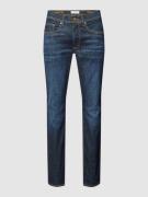 Brax Slim Fit Jeans mit Kontrastnähten Modell 'CHRIS' in Jeansblau, Gr...
