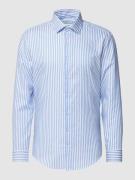 SEIDENSTICKER Slim Fit Business-Hemd mit Streifenmuster in Bleu, Größe...