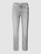 Cambio Regular Fit Jeans mit verkürzter Passform in Hellgrau, Größe 44