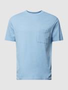 Marc O'Polo Denim T-Shirt mit Brusttasche in Hellblau, Größe XXL