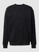 JOOP! Jeans Sweatshirt mit Allover-Label-Stitching Modell 'Cayetano' i...