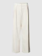 MOS MOSH Anzughose mit Bundfalten in Ecru, Größe 38