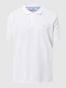 Fynch-Hatton Poloshirt aus Supima®-Baumwolle in Weiss, Größe L