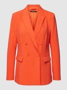 comma Blazer mit Pattentaschen in Orange, Größe 46