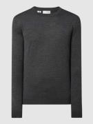 SELECTED HOMME Pullover aus Merinowollmischung Modell 'Town' in Dunkel...
