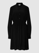 Vila Blusenkleid mit Volantsaum Modell 'VIFINI' in Black, Größe 40