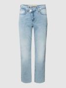 MAC Jeans mit Label-Patch Modell 'CRISSCROSS' in Hellblau, Größe 42