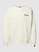 Ellesse Sweatshirt mit Label-Stitching Modell 'AURELIO' in Offwhite, G...