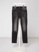 Jack & Jones Stone Washed Skinny Fit Jeans in Black, Größe 170
