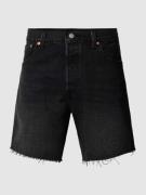 Levi's® Regular Fit Jeansshorts mit Knopfverschluss in Black, Größe 30