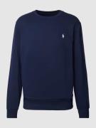 Polo Ralph Lauren Sweatshirt mit Logo-Stitching in Blau, Größe XXL