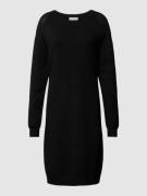 comma Casual Identity Kleid mit gerippten Abschlüssen in Black, Größe ...