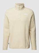 The North Face Sweatshirt mit kurzem Reißverschluss in Beige, Größe M