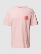 Jack & Jones T-Shirt mit Motiv-Print Modell 'RECIPE' in Pink, Größe M