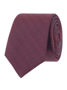 Willen Krawatte aus reiner Seide (6 cm) in Bordeaux, Größe One Size