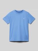 Polo Ralph Lauren Kids T-Shirt mit Logo-Stitching in Bleu, Größe 92