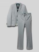 G.O.L. Regular Fit Anzug in melierter Optik in Schilf, Größe 140