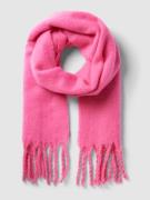Pieces Schal mit Fransen Modell 'NIKITA' in Pink, Größe One Size