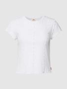 Levi's® T-Shirt mit Zierbesatz in Weiss, Größe XS