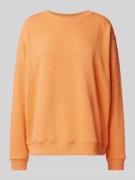 Jake*s Casual Oversized Sweatshirt mit Allover-Muster in Apricot, Größ...