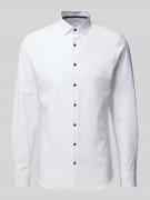 OLYMP Level Five Slim Fit Businesshemd mit Stretch-Anteil in Weiss, Gr...