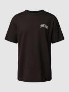 Tommy Jeans T-Shirt mit Label-Stitching in Black, Größe XS