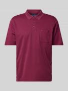 Christian Berg Men Regular Fit Poloshirt mit Brusttasche in Fuchsia, G...