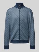 JOOP! Collection Sweatjacke mit Allover-Muster Modell 'Tayfon' in Mari...